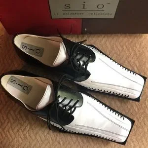 Sio | Shoes | Mens Sio Square Toe Oxford Shoes Black And  display picture 1